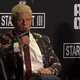Cody Rhodes on stage during the first night of Starrcast III in suburban Chicago.